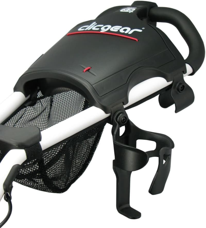 Clicgear XL Golf Trolley Cup Holder, Black