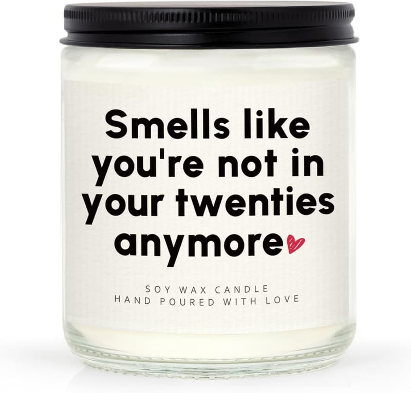 30th Birthday Handmade Lavender Candle - 7oz Gift for Her/Him
