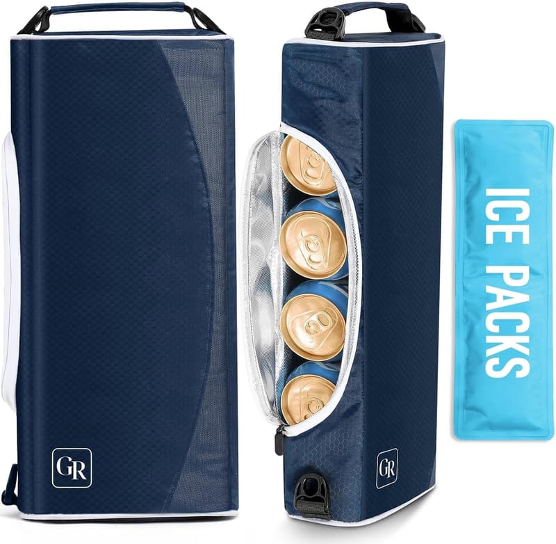 Father's Day Golf Cooler Bag - Fits 6 Cans & Ice Packs