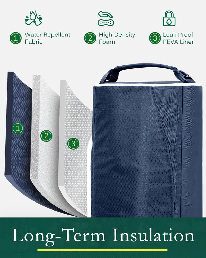 Father's Day Golf Cooler Bag - Fits 6 Cans & Ice Packs