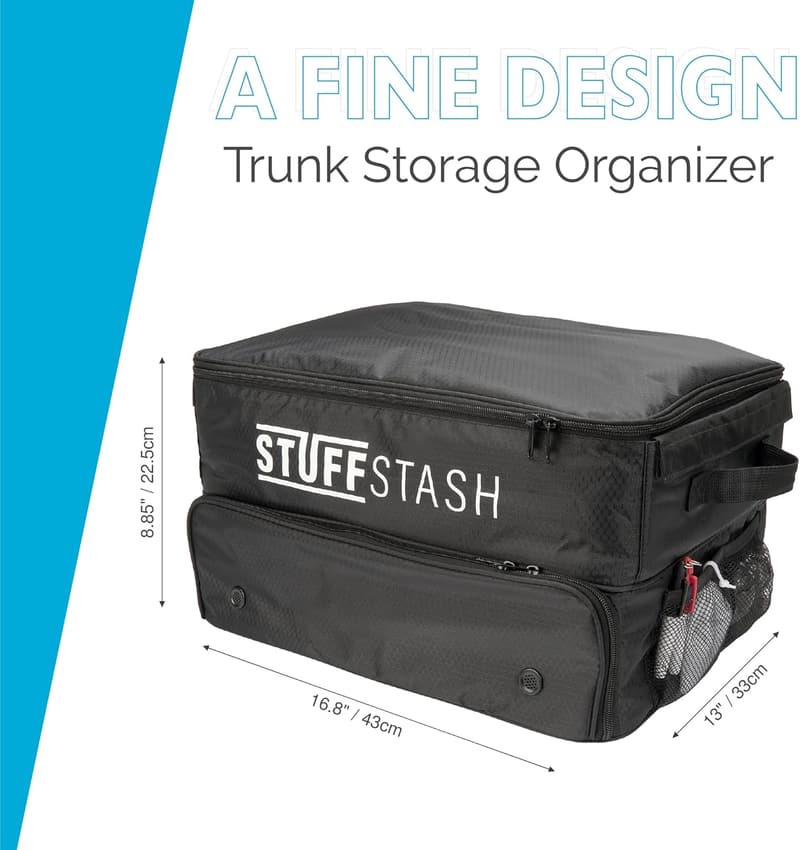 Golf Trunk Organizer with Shoe Compartments - Essential for Men & Women