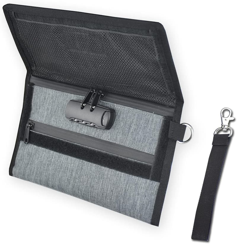 Scent-Proof Waterproof Stash Bag with Combination Lock