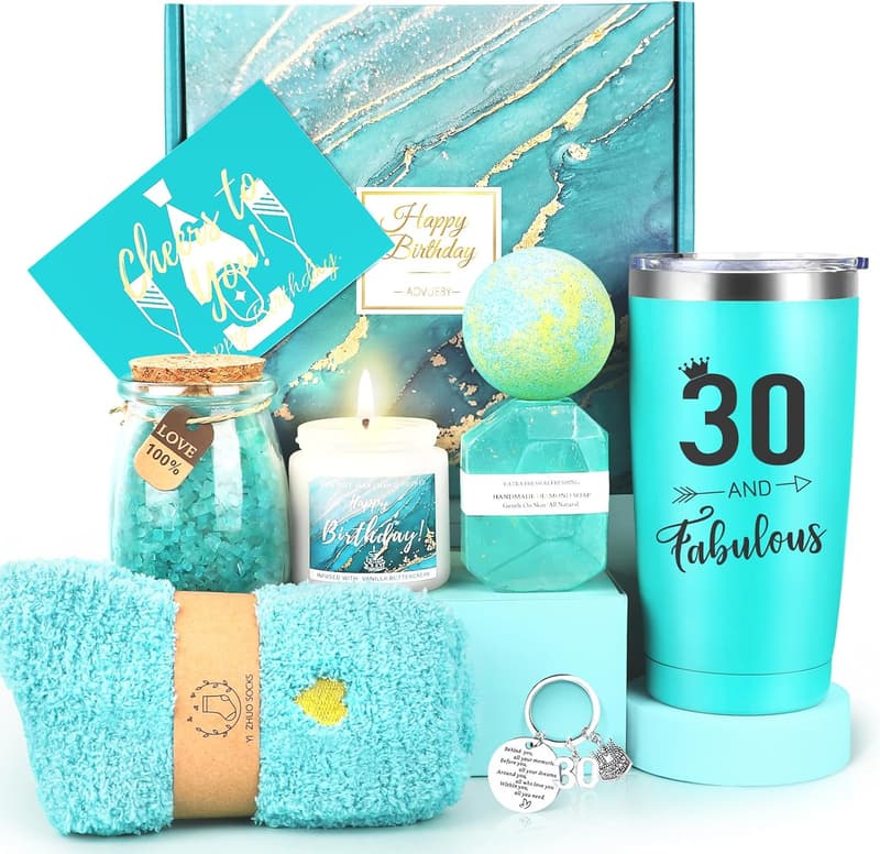 30th Birthday Gift Basket for Women