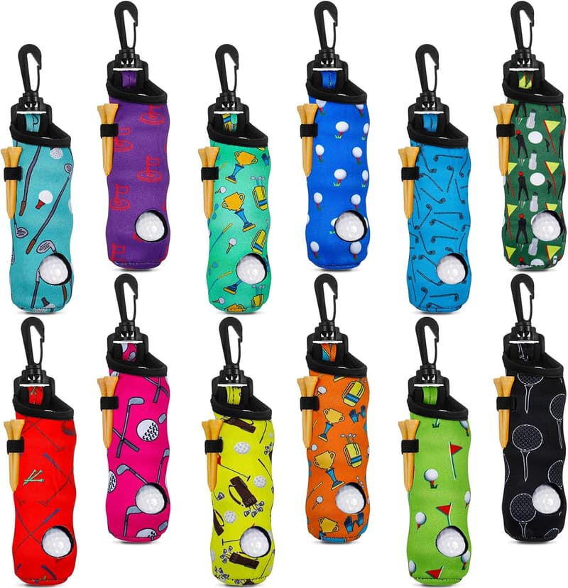 Golf Ball Carry Bag - 12 Pcs Neoprene Holder for Men & Women