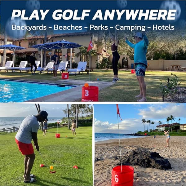 Ultimate Portable Backyard Golf Game for Family Fun