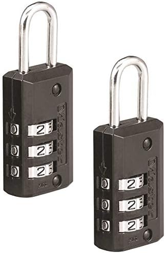 Custom Combination Luggage Lock Set - 2 Count for Travel Bags