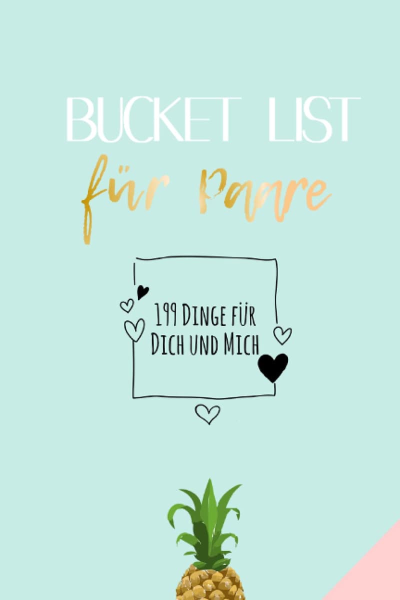 Couples' Bucket List Book - Wedding Gift for Valentine's Day
