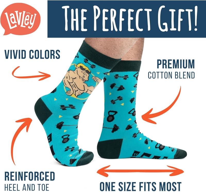 Funny Socks - Unique Gift and Stocking Stuffer Idea