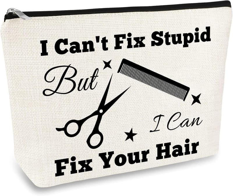 Hair Stylist Makeup Bag - Funny Gift for Hairdressers