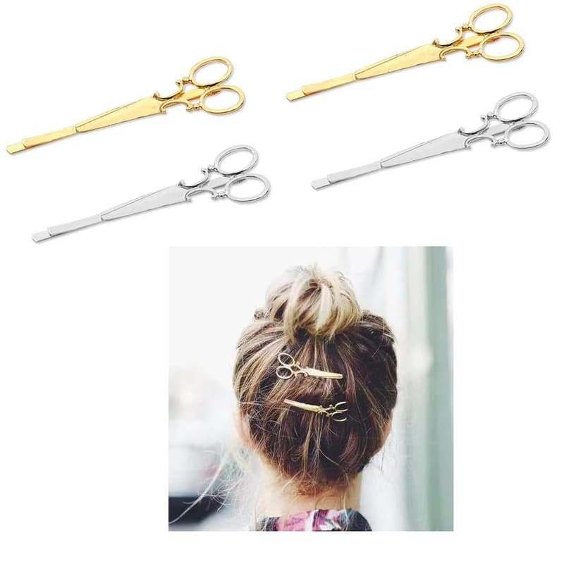 Hairstylist Gifts: Scissor Hair Clips and Pins for Women
