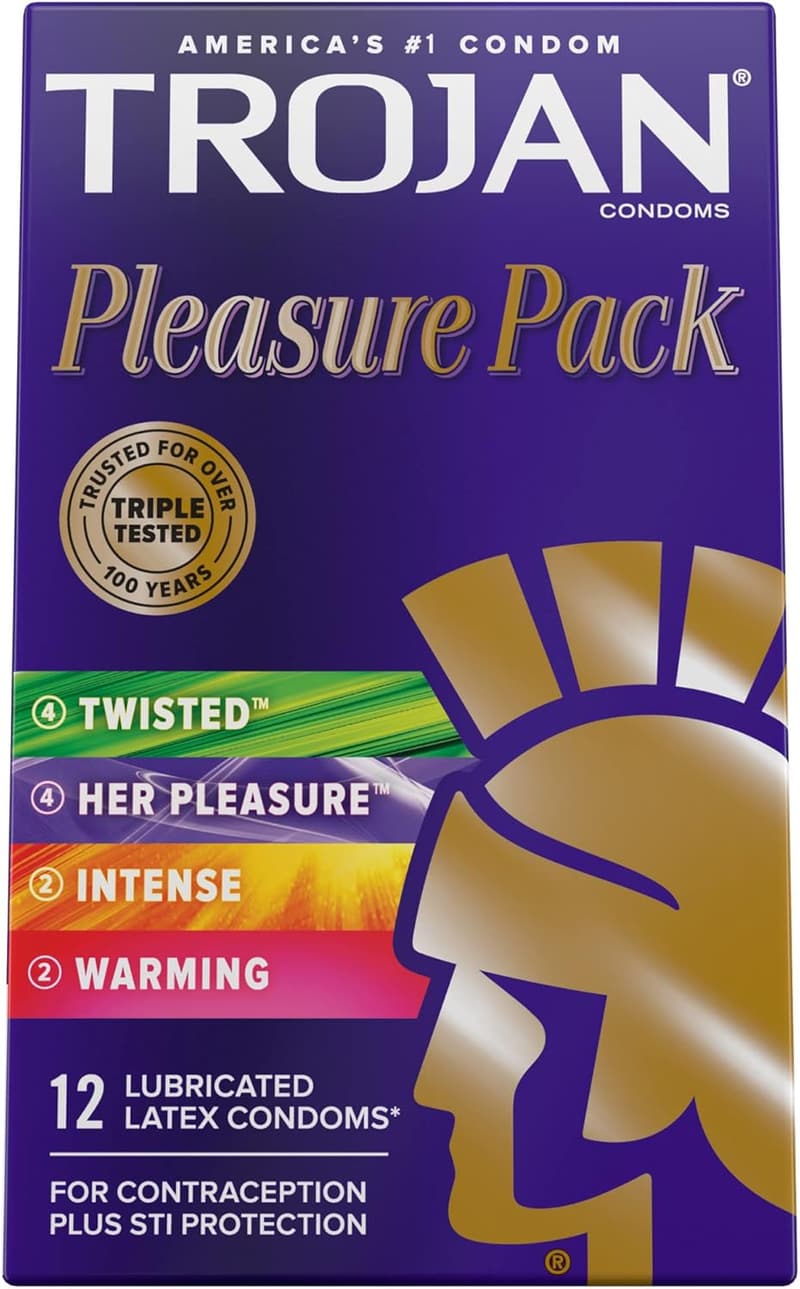 Trojan 12-Count Variety Pack Lubricated Condoms