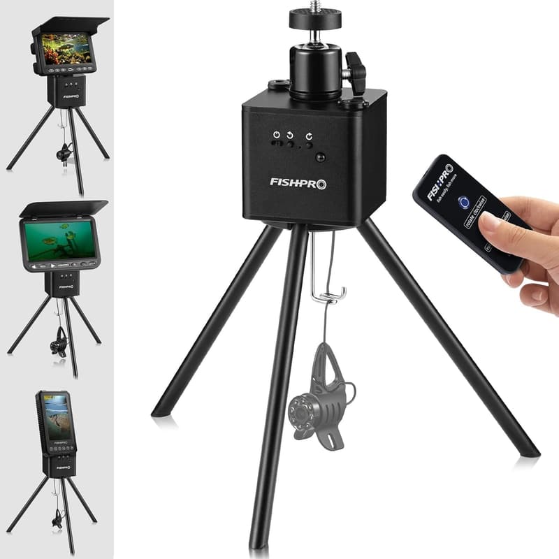 Underwater Fishing Camera Tripod - Full-Aluminum, 360° Rotation