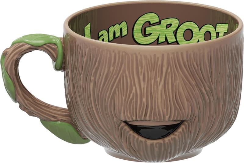Groot 3D Coffee Mug - Marvel Guardians Collectible (16.5 oz)