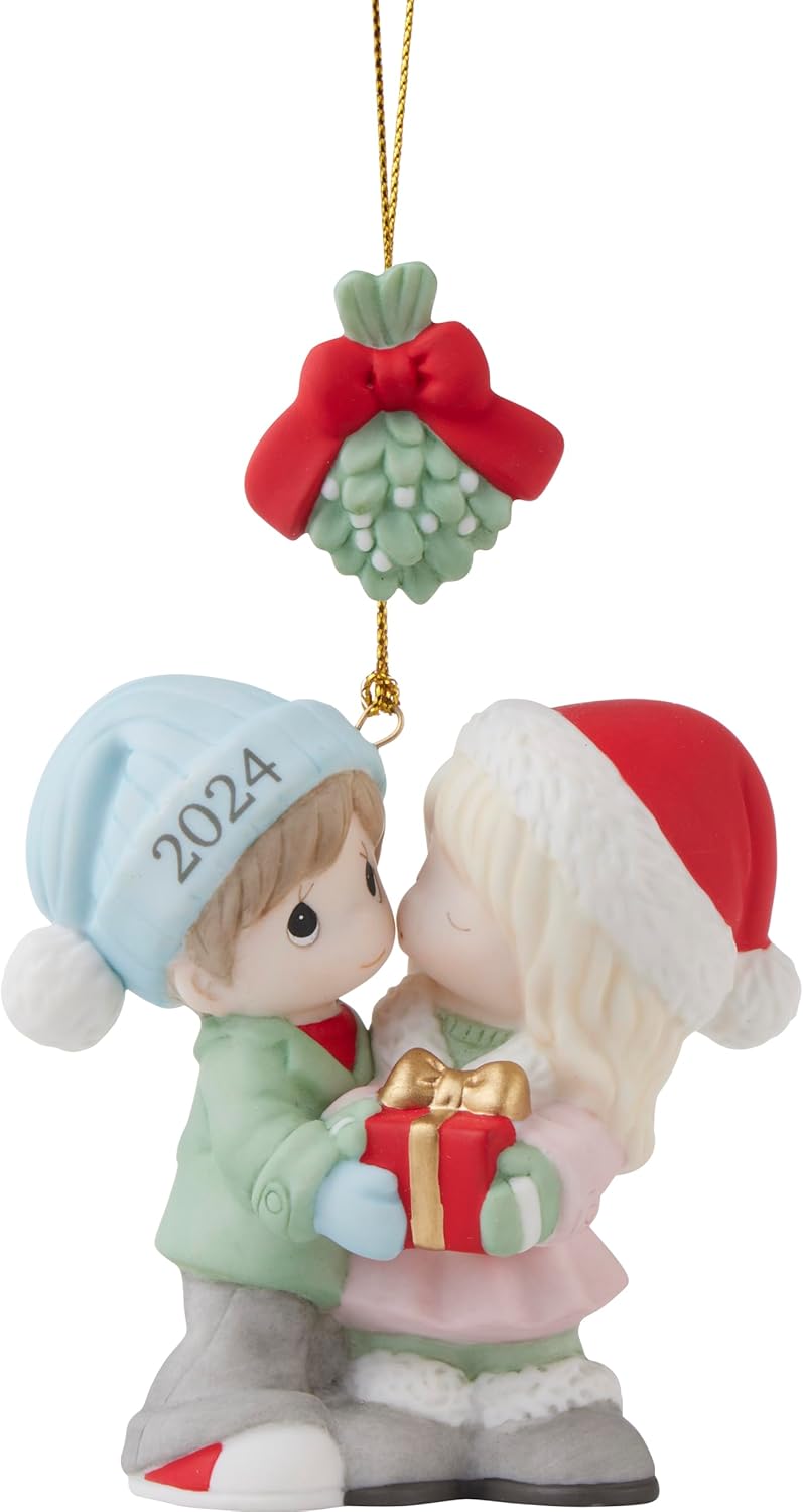 2024 First Christmas Bisque Porcelain Ornament for Couples