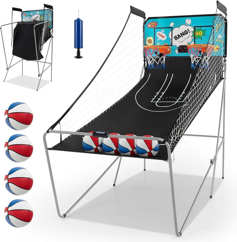 Basketball Arcade Game with LCD Scoreboard - Indoor/Outdoor