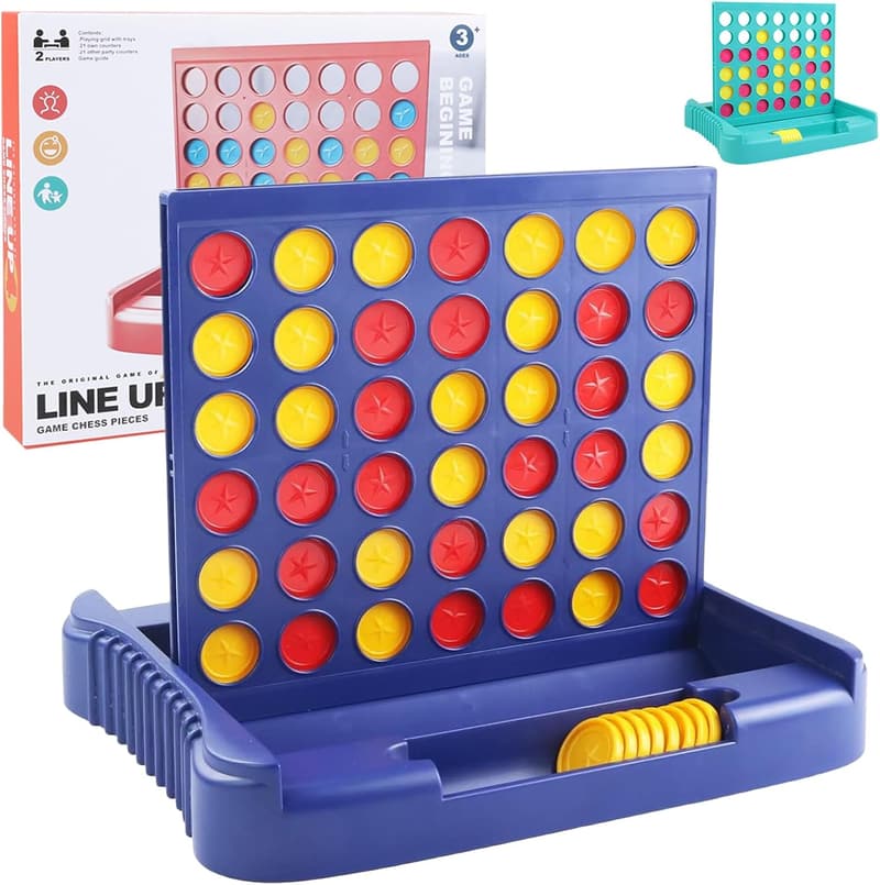 Travel Connect 4 Game - Compact Board Game for Kids & Adults