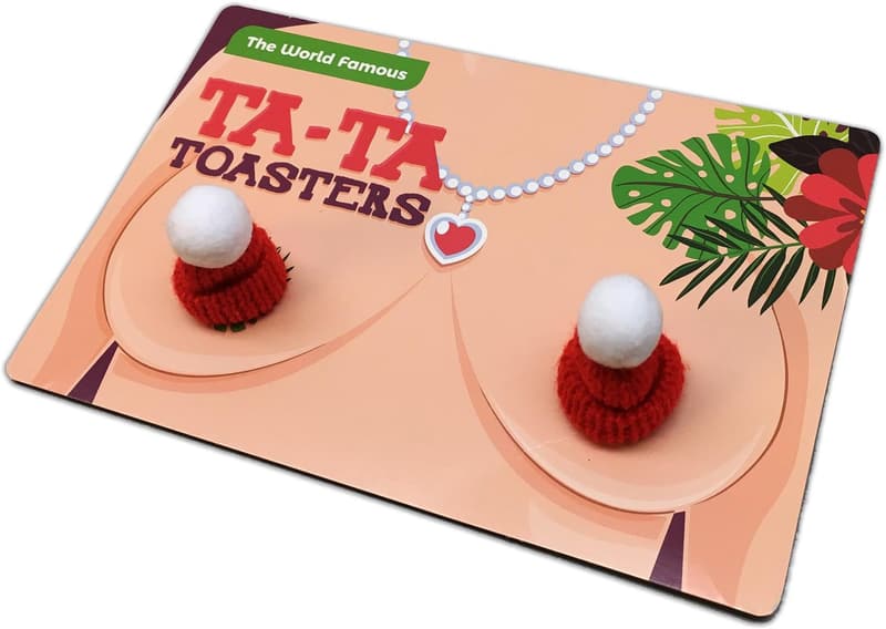 Funny Ta-Ta Toasters - Novelty Gift for Women and Friends