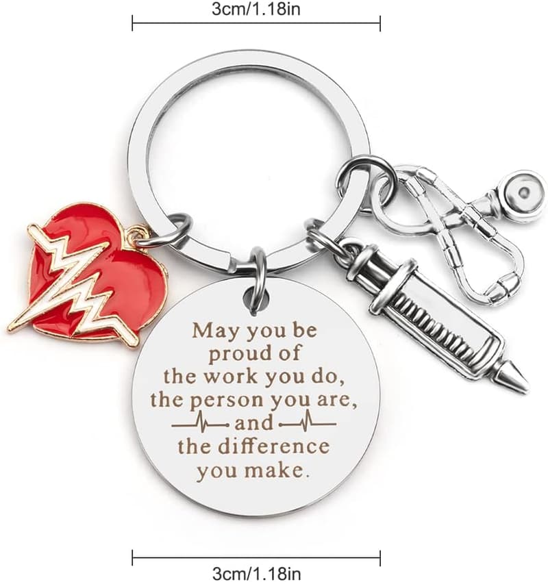Nurse Keychain - Graduation Gift for Women & Teachers
