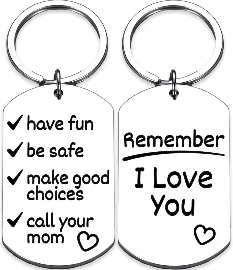 Keychain Gift for Women and Men - Ideal for Mom, Aunt, Teacher