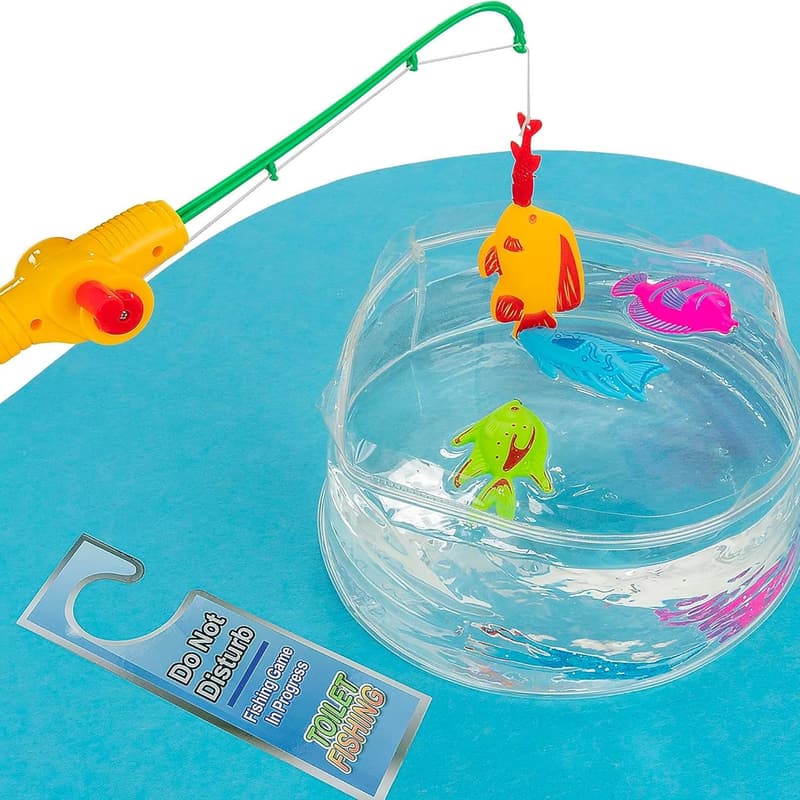 Funny Fishing Game for Bathroom - Potty Fisher Toilet Toy