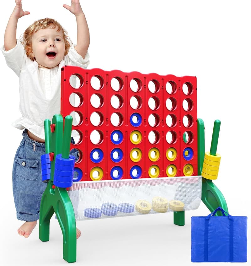 Giant 4-to-Score Connect Game Set – Outdoor/Indoor Family Fun