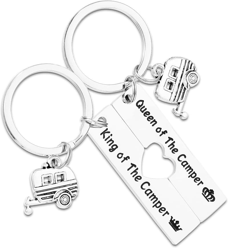 RV Camper Keychain for Camping Lovers - Cute Gift for Him/Her