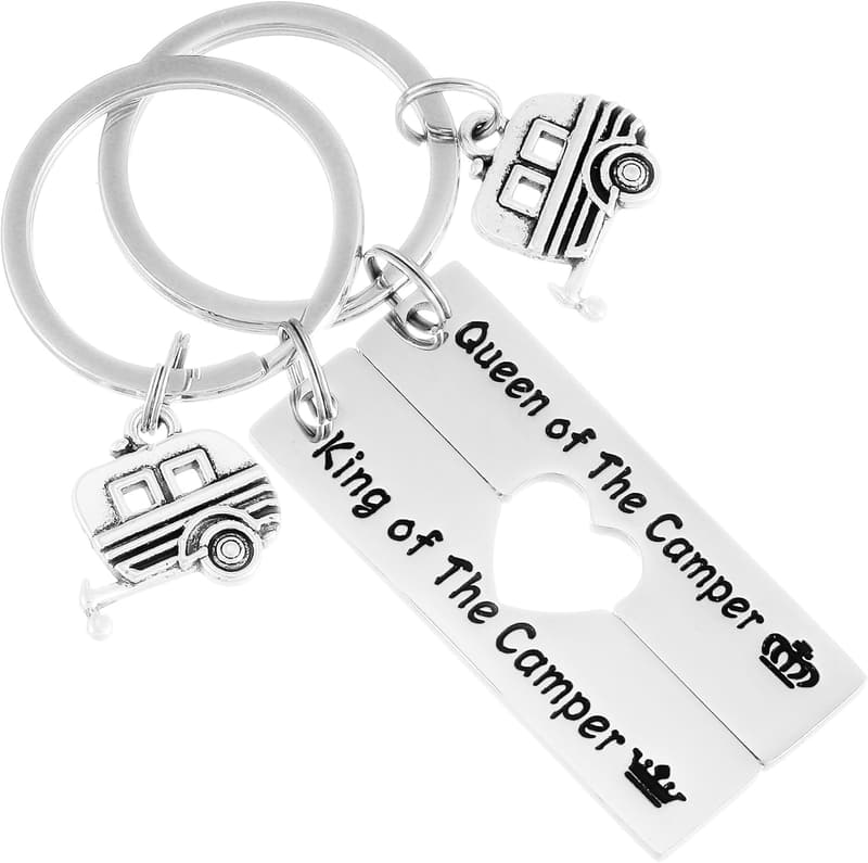 RV Camper Keychain for Camping Lovers - Cute Gift for Him/Her