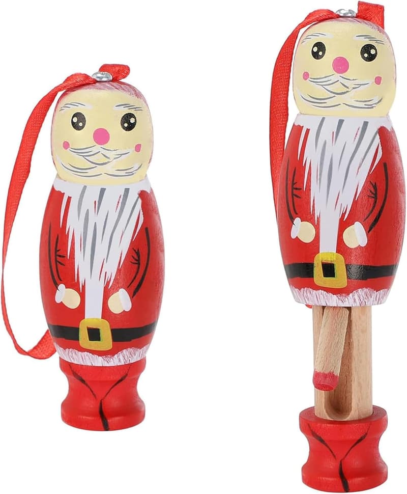 2024 Christmas Wooden Santa Claus Ornament