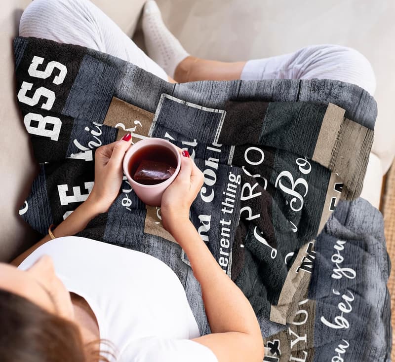 Boss Day Blanket Gift - 60