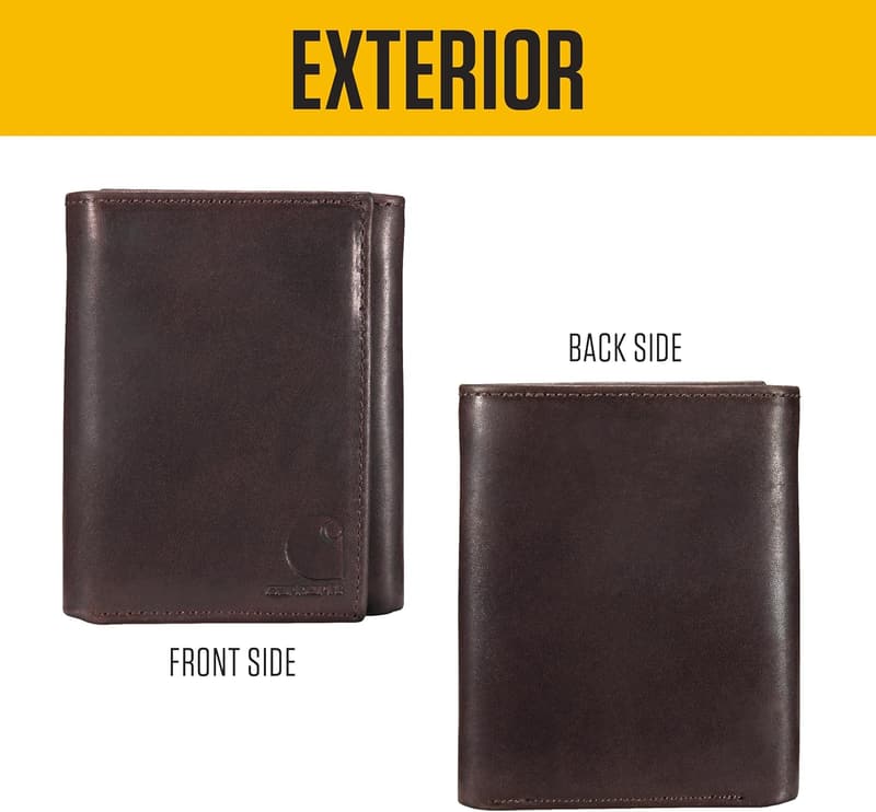 Carhartt Men's Durable Oil Tan Leather Wallet