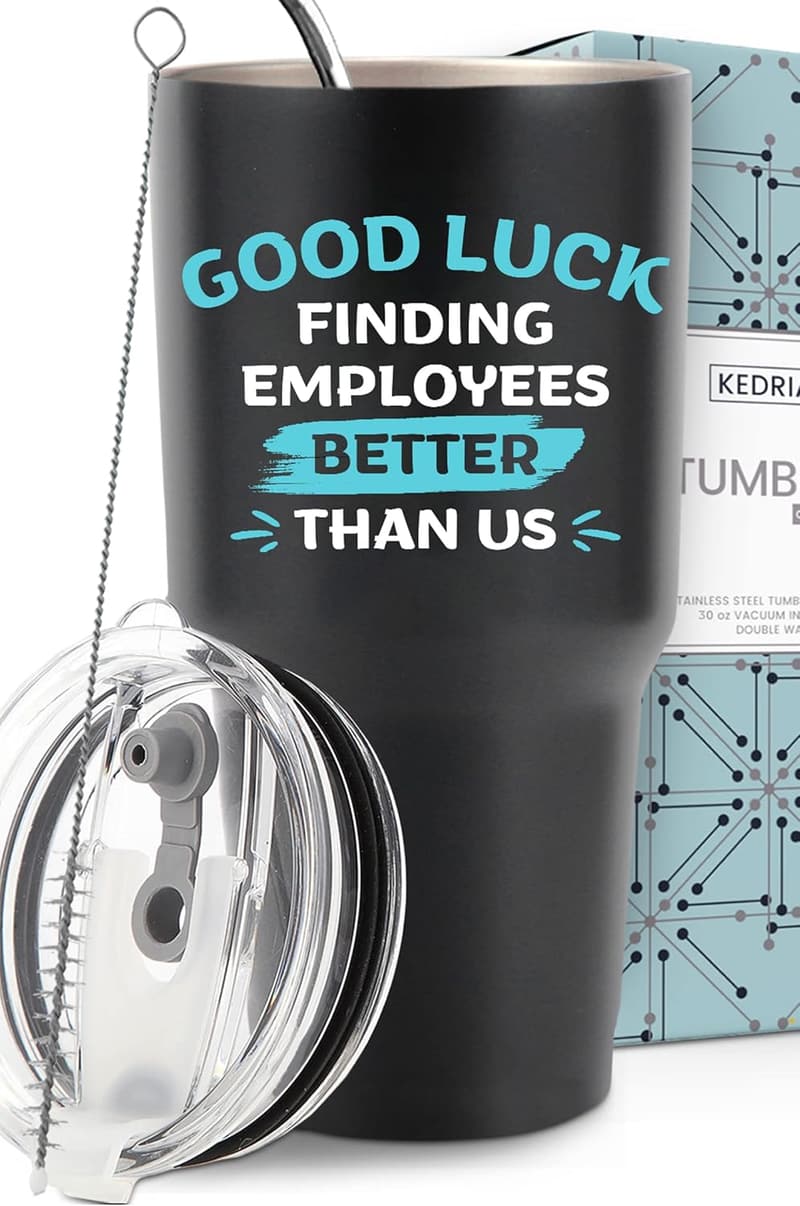 National Boss Day Funny 30oz Tumbler Gift for Men