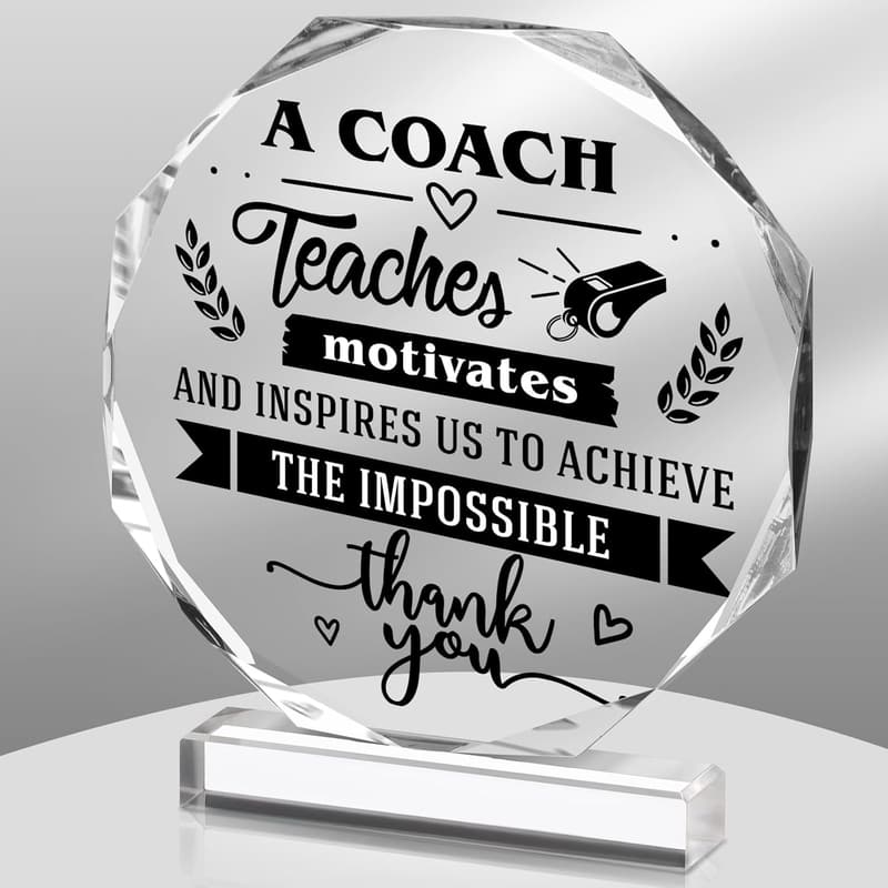 Thank You Acrylic Sign - Inspirational Gift for Coworkers