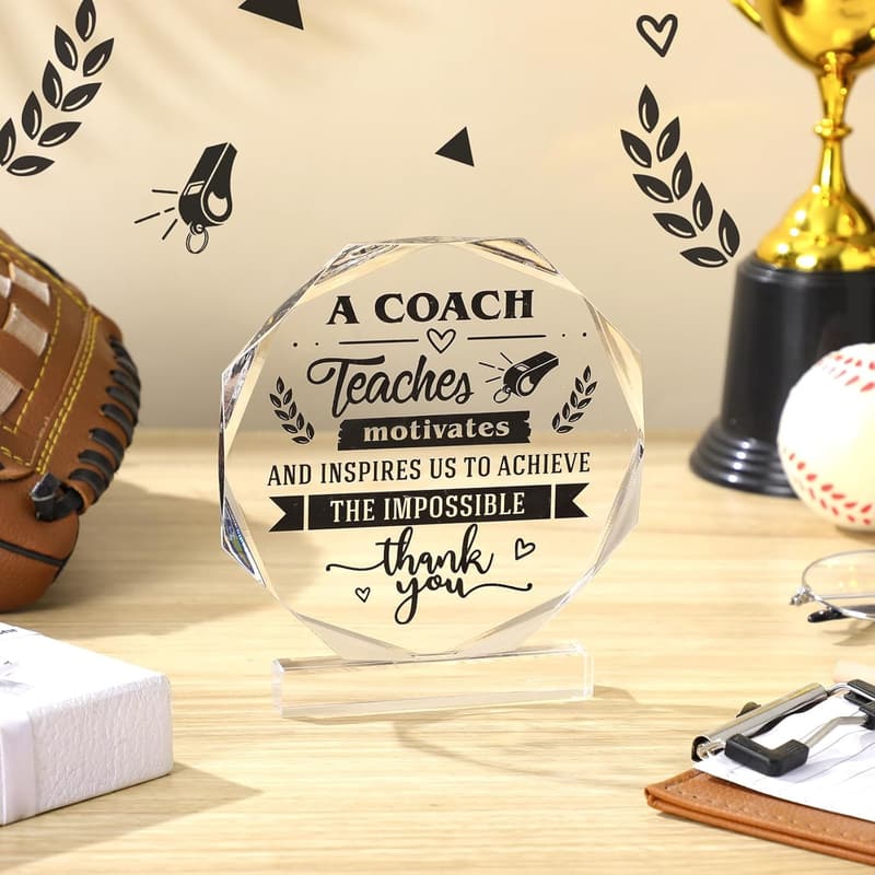 Thank You Acrylic Sign - Inspirational Gift for Coworkers