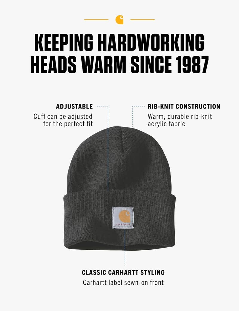 Men's Knit Cuffed Beanie by Carhartt