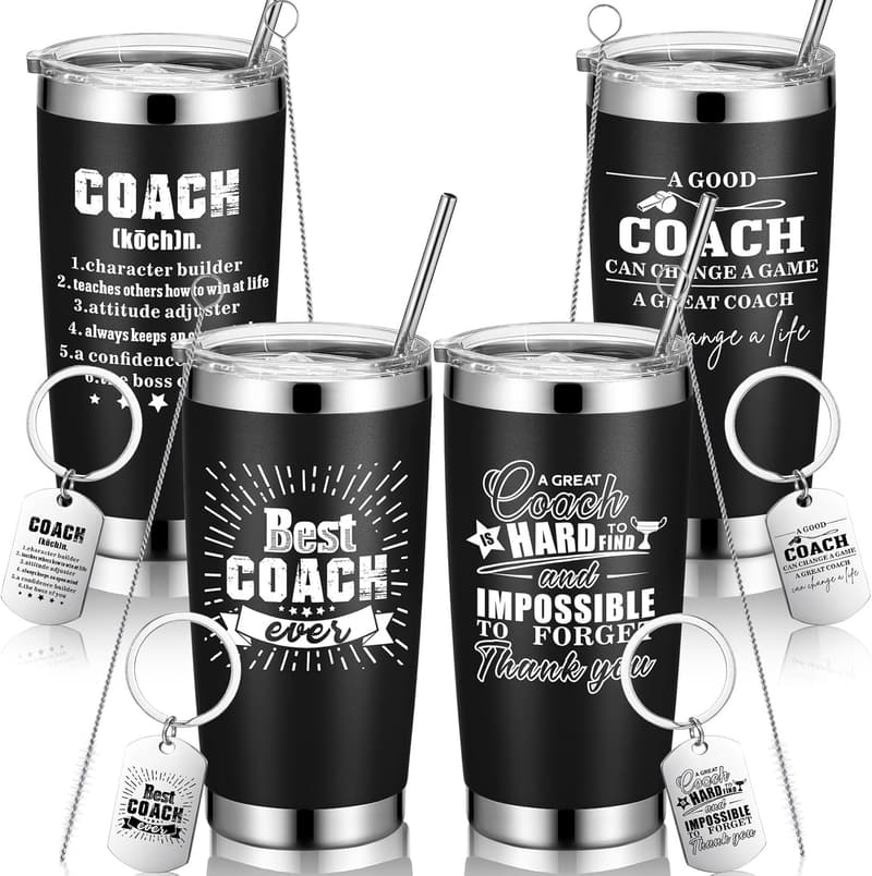 Best Coach Ever Stainless Steel Travel Tumbler Set (20 oz)