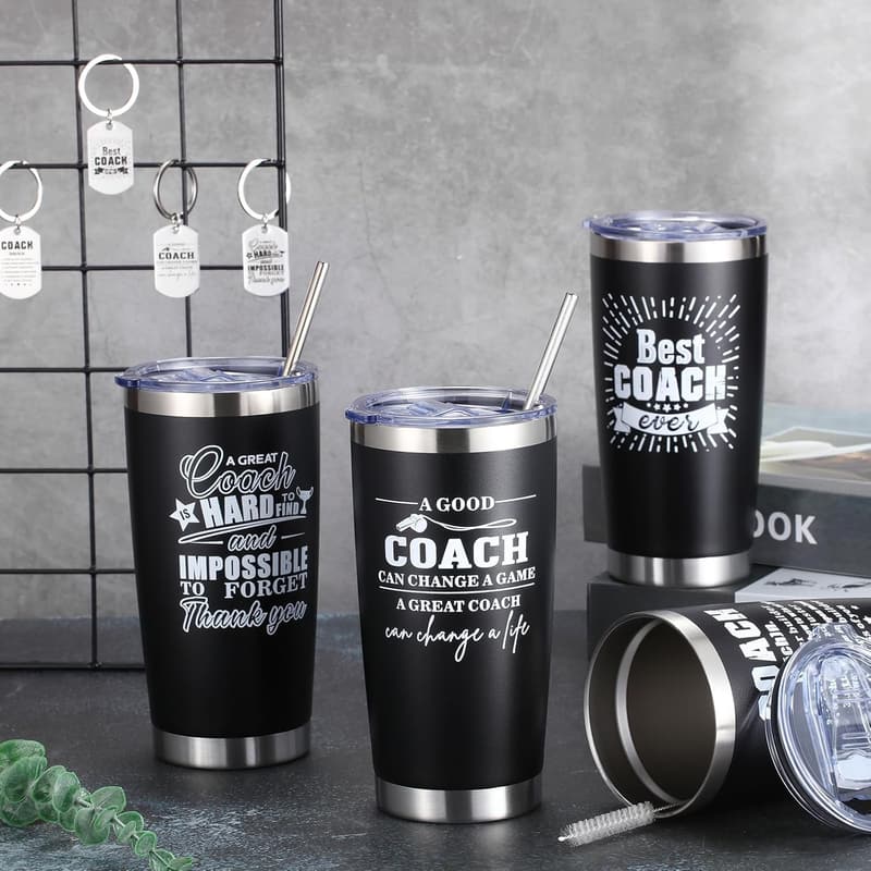 Best Coach Ever Stainless Steel Travel Tumbler Set (20 oz)