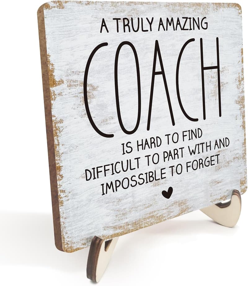Motivational Appreciation Plaque for Coach or Teacher
