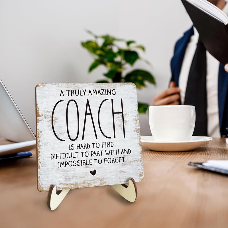 Motivational Appreciation Plaque for Coach or Teacher