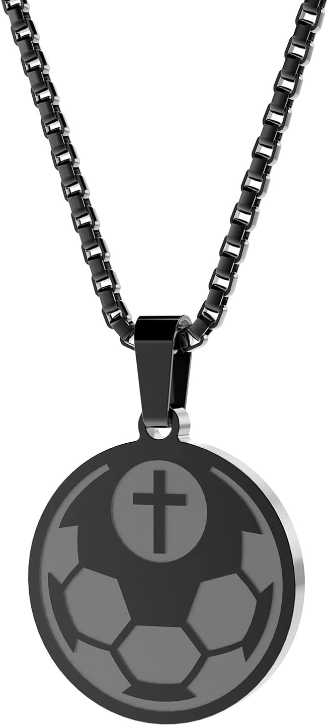 Inspiring Sports Necklace with Bible Quote for Athletes