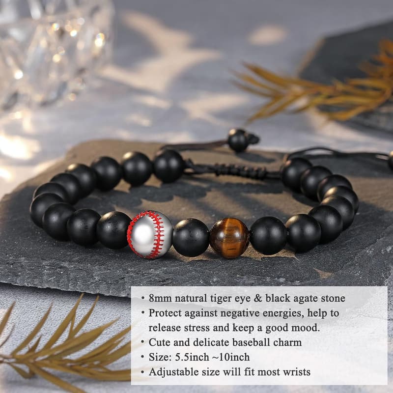 Boys' Sports Bracelet for Birthday, Graduation, Christmas