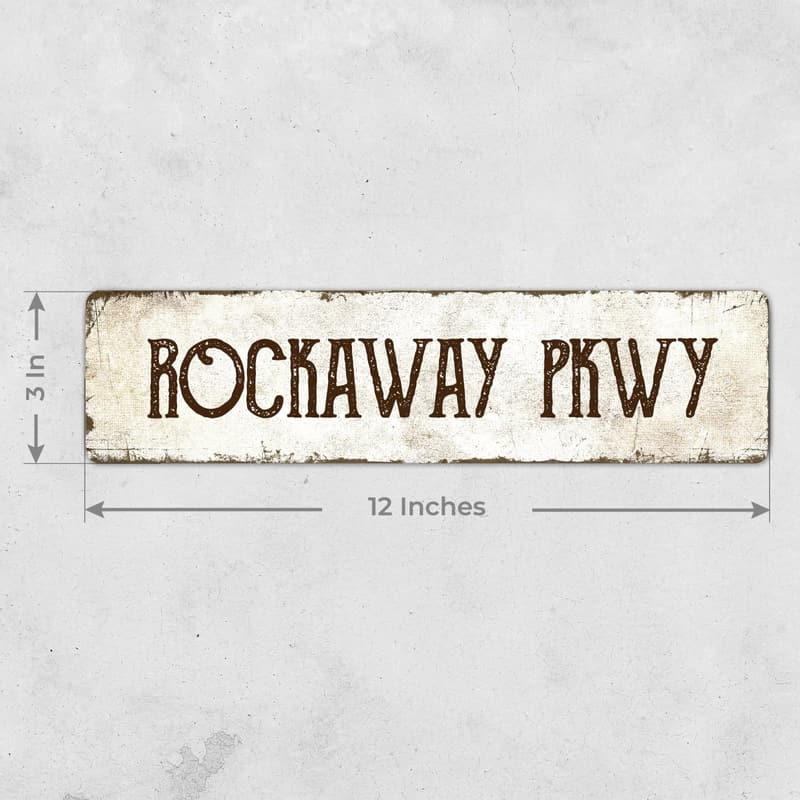 Personalized Rustic Metal Sign for Him - 3x12 Inches, Fade Resistant