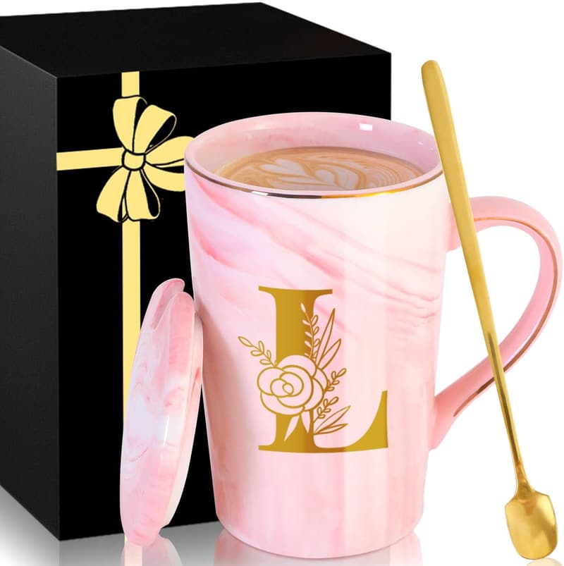 Personalized Ceramic Coffee Mug for Women - Perfect Gift for Colleagues