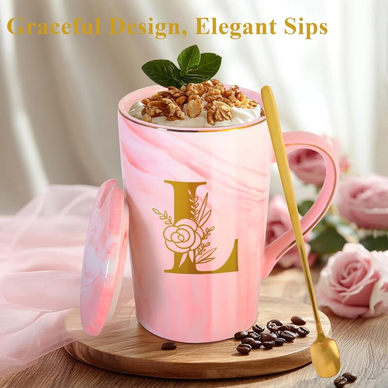 Personalized Ceramic Coffee Mug for Women - Perfect Gift for Colleagues