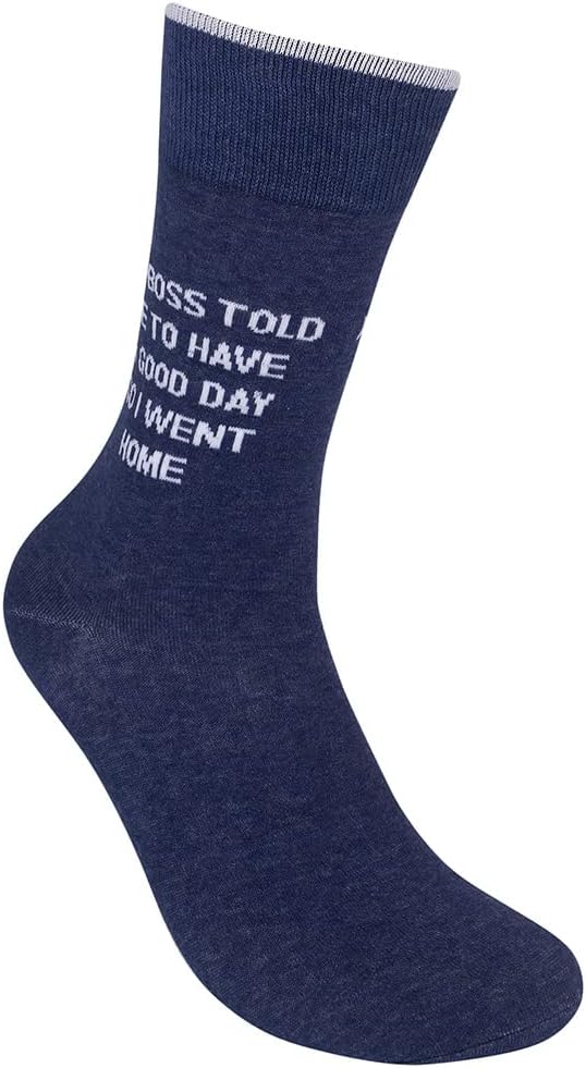 Funny Novelty Socks with Sayings for Men and Women