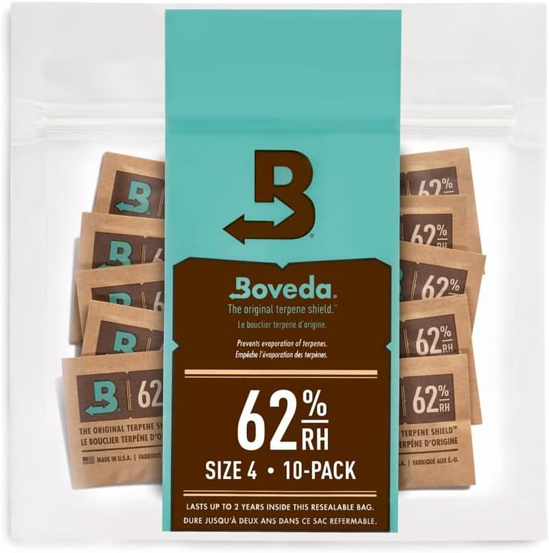 Humidity Control Packs 62% for Small Storage – 10 Pack