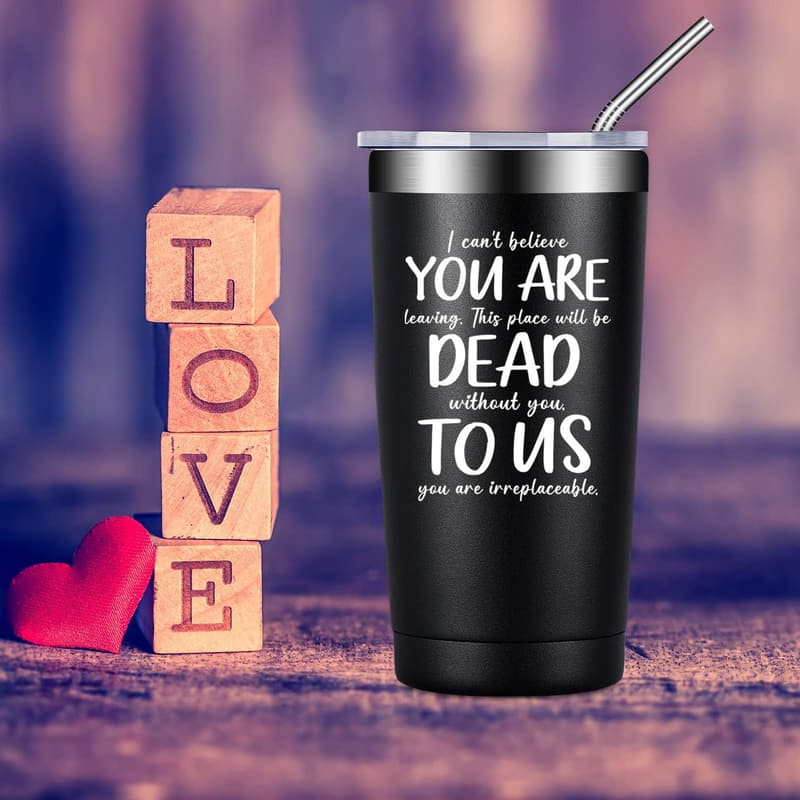 Going Away Gift Tumbler Cup for Coworkers