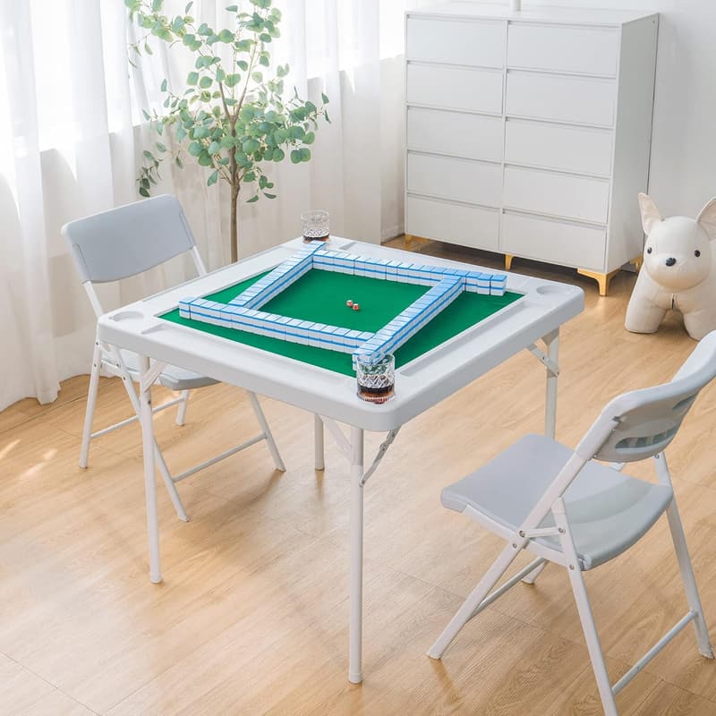 Folding Square Card Table - 34