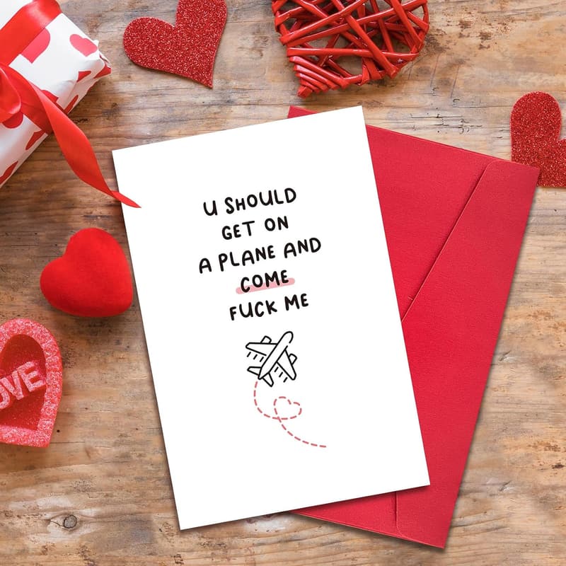 Cute Valentine's Day Card for Long Distance Relationships