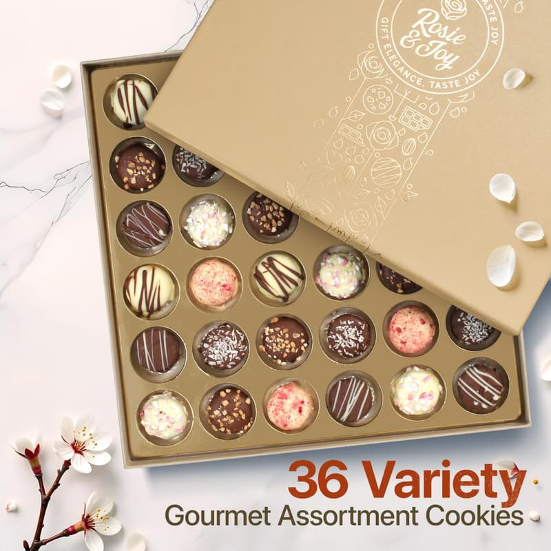 Gourmet Mini Chocolate Cookies Gift Box - USA Made