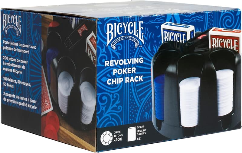 Texas Hold'em Poker Set with 200 Chips & 2 Decks of Cards